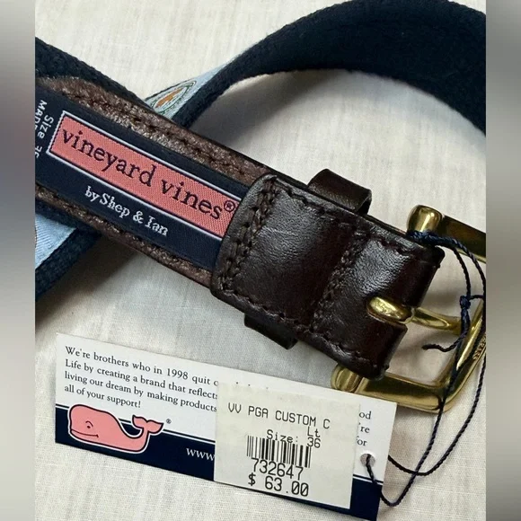 Vineyard Vines 2012 PGA Champion Belt 36 by Shep & Ian - Picture 5 of 12